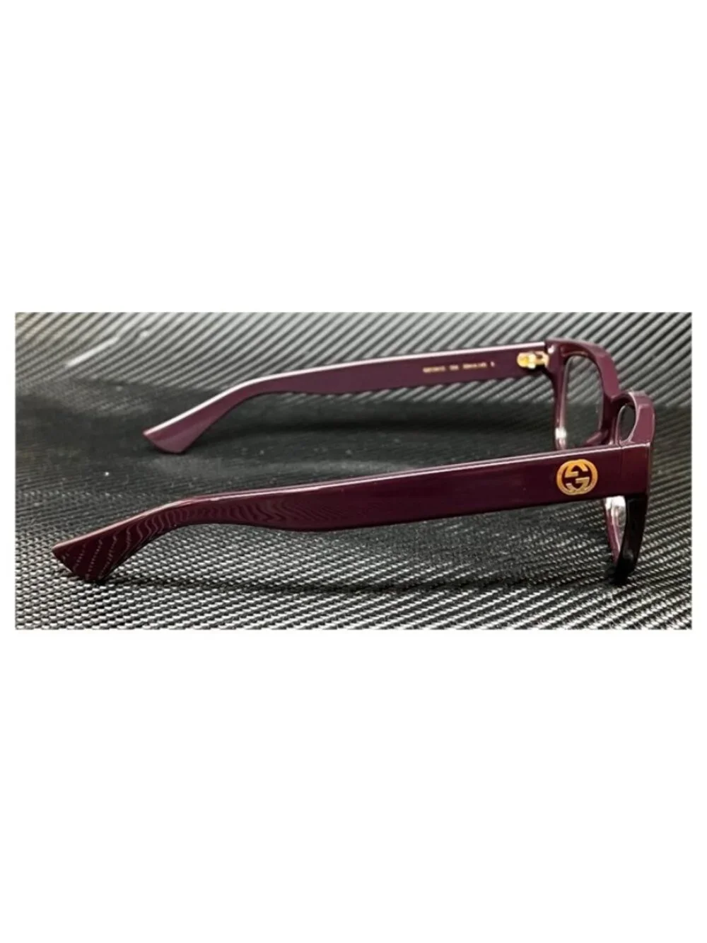 New Gucci Women Burgundy Eyeglasses 55-14-140